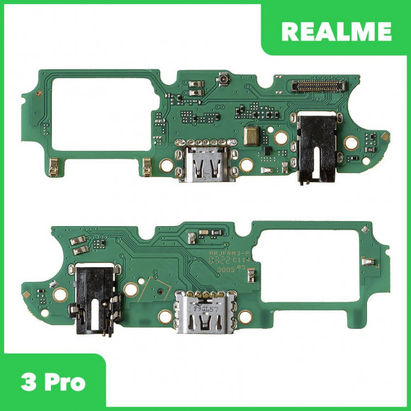 Системный разъем (разъем зарядки) для Realme 3 Pro, микрофон