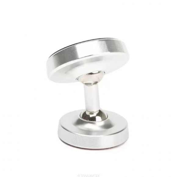 Автомобильный держатель Hoco CA36 Dashboard Metal Magnetic In-Car Holder магнитный на панель, серебро