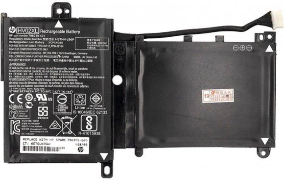 Аккумулятор (батарея) для ноутбука HP Pavilion x360 11-K051na (HV02XL) 7.6V 4000mAh