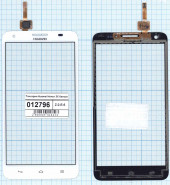 Сенсорное стекло (тачскрин) для Huawei Honor 3X (G750), белый