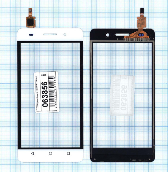 Сенсорное стекло (тачскрин) для Huawei Honor 4C, белый