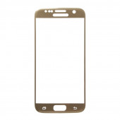 Защитное стекло Tempered Glass для Samsung Galaxy S7 (золотое)