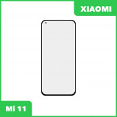 Стекло + OCA пленка для переклейки Xiaomi Mi 11, черный