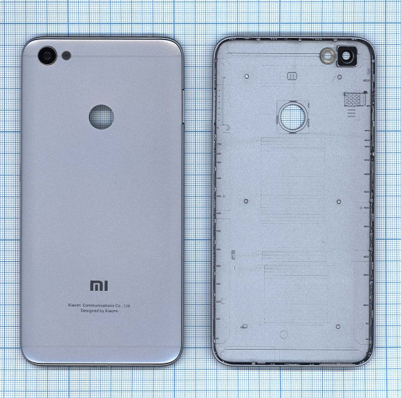 Задняя крышка корпуса для Xiaomi Redmi Note 5A Prime, серая