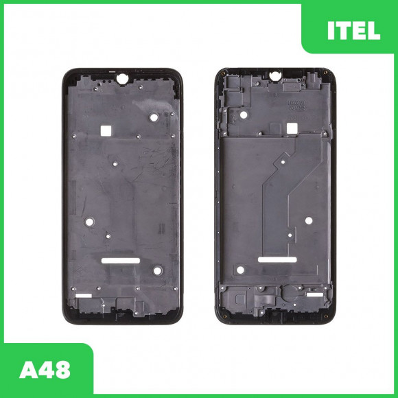 Рамка дисплея для Itel A48 (L6006) (черный)