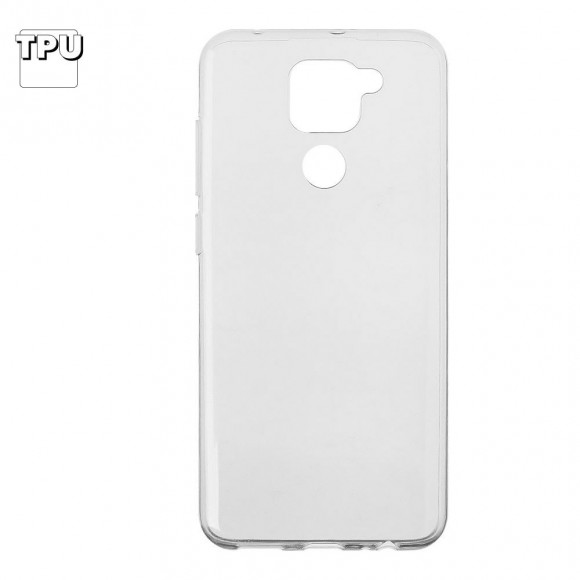 Силиконовый чехол "LP" для Xiaomi Redmi Note 9 TPU, прозрачный (европакет)