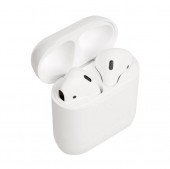 Наушники Borofone BW01 Plus беспроводные оригинальной серии с док станцией TWS, BT 5.1, белый