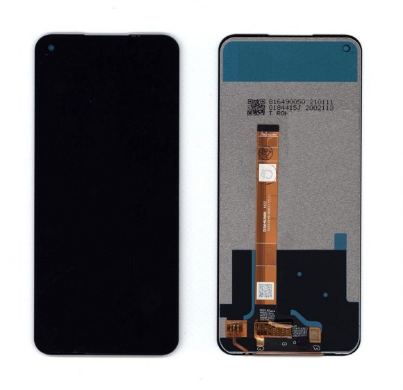 Модуль (матрица + тачскрин) для Realme 6, черный
