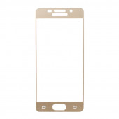 Защитное стекло Tempered Glass для Samsung Galaxy A3 2016 (A310F) (золотая рамка) Защитное стекло Tempered Glass для Samsung Galaxy A3 2016 (A310F) (золотая рамка)