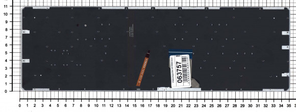 Клавиатура для ноутбука Asus FX502, черная с красной подсветкой