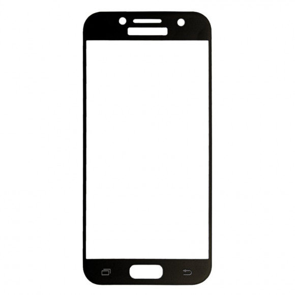 Защитное стекло Tempered Glass 3D для Samsung Galaxy A3 2017 (A320F), черное