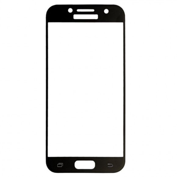 Защитное стекло Tempered Glass 3D для Samsung Galaxy A3 2017 (A320F), черное