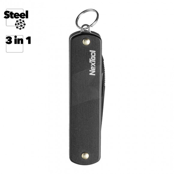 Мультитул-клиппер Xiaomi NexTool Outdoor Multifunctional Nail Clippers (черный)