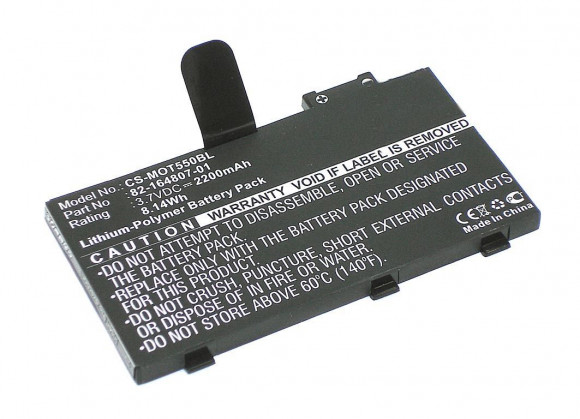 Аккумуляторная батарея CS-MOT550BL 3, 7 V 2200 mAh для терминала сбора данных Motorola Symbol MC36 Аккумуляторная батарея CS-MOT550BL 3, 7 V 2200 mAh для терминала сбора данных Motorola Symbol MC36