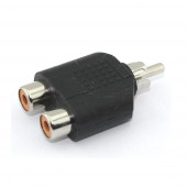 Разетвитель RCA (тюльпан) 1 папа - 2 мама Разетвитель RCA (тюльпан) 1 папа - 2 мама