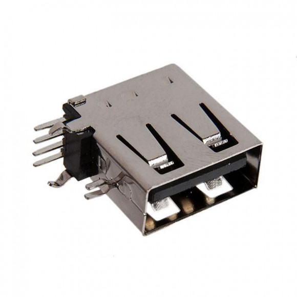 Разъем USB на плату, вертикальный, Slim USB-004