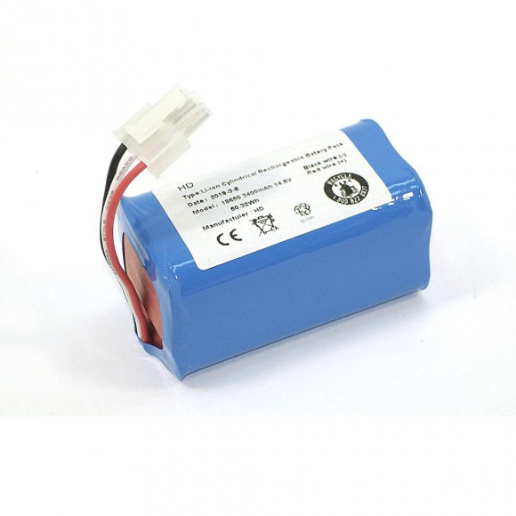 Аккумулятор EBKRWHCC00978 для пылесоса iClebo Arte, Pop, Smart, 3400мАч, 14.4В, Li-ion