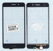 Сенсорное стекло (тачскрин) для Huawei Honor 5A (D2LYO-L21), черный