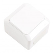 Выключатель одноклавишный наружный IP44 белый ЭТЮД (BA10-041B) Schneider Electric