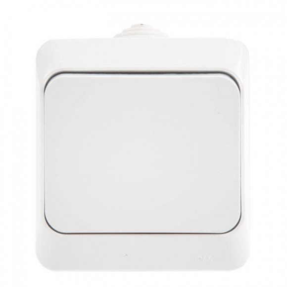 Выключатель одноклавишный наружный IP44 белый ЭТЮД (BA10-041B) Schneider Electric