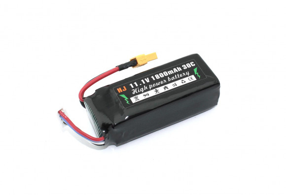 Аккумулятор Li-Pol 11.1v 802555 1800mah разъем XT30-Plug