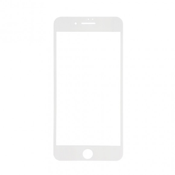 Защитное стекло для iPhone 7, 8 Plus (5,5 дюйма) Full Screen 5D, 6D, 10D Curved (белый)