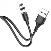 Кабель USB HOCO X52 Sereno магнитный для Lightning, 2.4А, длина 1.0м, черный Кабель USB HOCO X52 Sereno магнитный для Lightning, 2.4А, длина 1.0м, черный
