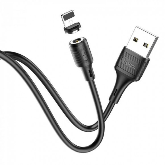 Кабель USB HOCO X52 Sereno магнитный для Lightning, 2.4А, длина 1.0м, черный