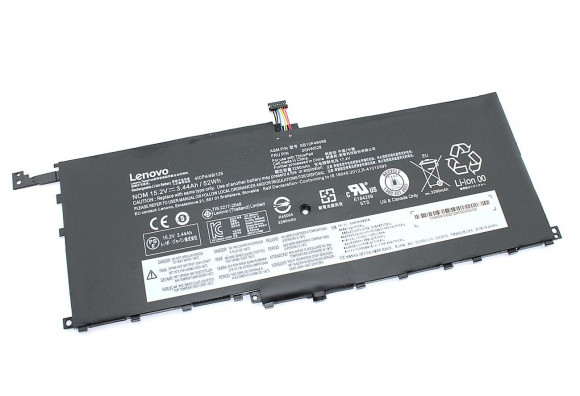 Аккумулятор (батарея) 01AV409 для ноутбука Lenovo ThinkPad X1 Yoga, 15.28В, 3400мАч, 52Втч (оригинал)