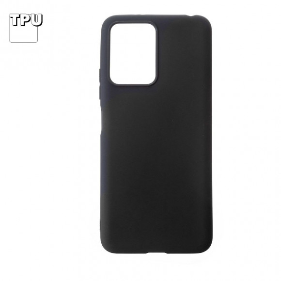 Силиконовый чехол "LP" для Xiaomi Redmi Note 12 5G TPU (черный непрозрачный) европакет