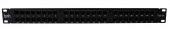 Коммутационная патч-панель BNH, 19", 1HU, портов: 48 х RJ45, кат. 5е, универсальная, экр., цвет: чёрный, (B102.1-48-5E-UNB) Коммутационная патч-панель BNH, 19", 1HU, портов: 48 х RJ45, кат. 5е, универсальная, экр., цвет: чёрный, (B102.1-48-5E-UNB)