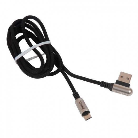 Кабель USB HOCO U17 Micro Capsule USB - MicroUSB, 2.4А, 1.2 м, черный