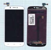 Модуль (матрица + тачскрин) для Micromax Canvas Gold (A300), белый Модуль (матрица + тачскрин) для Micromax Canvas Gold (A300), белый