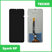Дисплей для Tecno Spark 8P + тачскрин, черный Дисплей для Tecno Spark 8P + тачскрин, черный