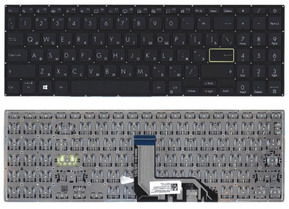 Клавиатура для ноутбука Asus VivoBook X513E черная