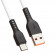 USB кабель "LP" USB Type-C "Extra" TPE (белый, коробка)