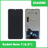 LCD дисплей для Xiaomi Redmi Note 7 в сборе с тачскрином (черный) Premium Quality