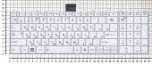 Клавиатура для ноутбука Toshiba Satellite C850 C855 C870 белая Клавиатура для ноутбука Toshiba Satellite C850 C855 C870 белая