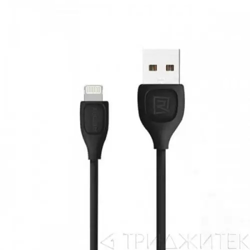Кабель USB Remax Lesu RC-050i для Apple iPhone 5, 5C, 5S, 6, 6 Plus, 6S, 6S Plus (Lightning), черный
