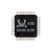 Аудиочип ALC662 QFP-48 с разбора Аудиочип ALC662 QFP-48 с разбора