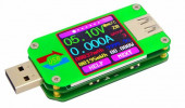 USB тестер UM24C с цветным экраном и bluetooth