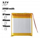 Аккумуляторная батарея универсальная Premium Quality (10x45x51мм), 2900мАч, 3.7В