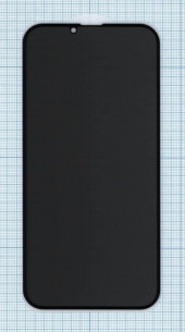 Защитное стекло Privacy "Анти-шпион" для Apple iPhone 13 Pro Max, черное