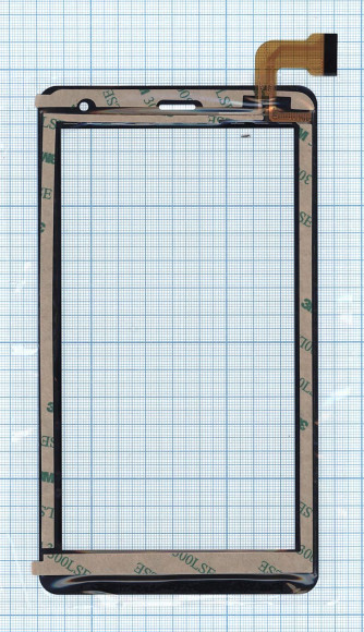 Сенсорное стекло (тачскрин) DEXP Ursus S670 MIX 3G, черное Сенсорное стекло (тачскрин) DEXP Ursus S670 MIX 3G, черное