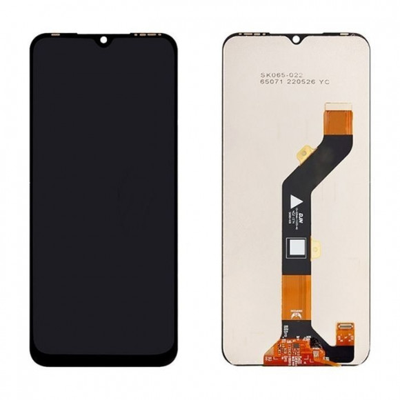 Дисплей для Tecno Spark 8C (KG5k)+тачскрин (черный) ориг 100%