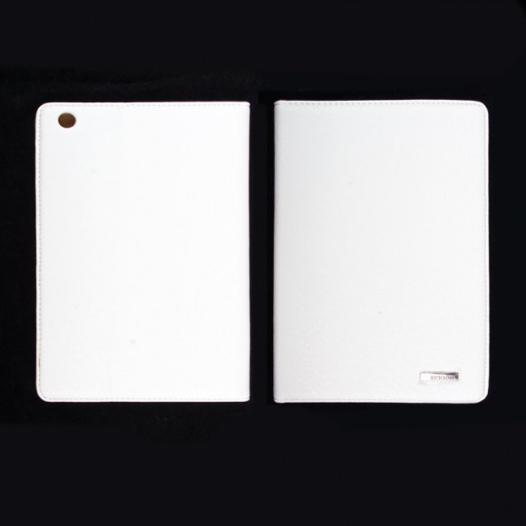 Чехол/книжка для Apple iPad Mini 2, Mini 3 "RICH BOSS" (кожаный белый коробка)