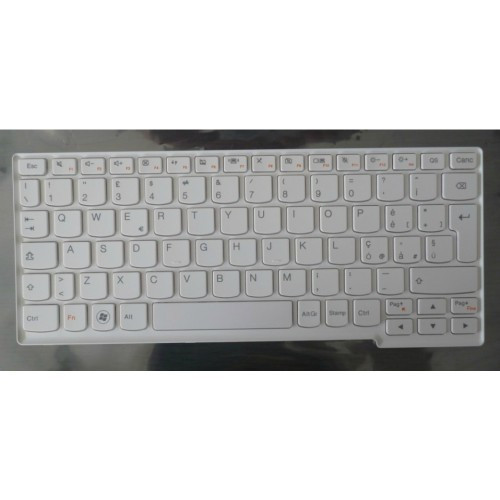 Клавиатура для ноутбука LENOVO S110 S206 WHITE РУССКАЯ РАСКЛАДКА