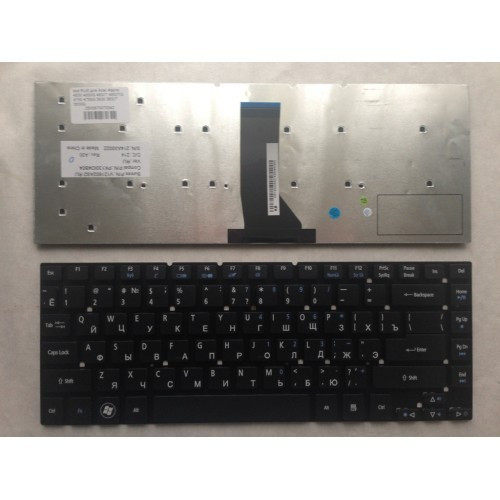 Клавиатура для ноутбука ACER Aspire 4830 4830G 4830T 4830TG. РУССКАЯ РАСКЛАДКА