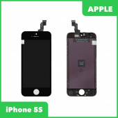 LCD дисплей для Apple iPhone 5S в сборе с тачскрином TF, черный (AAA)