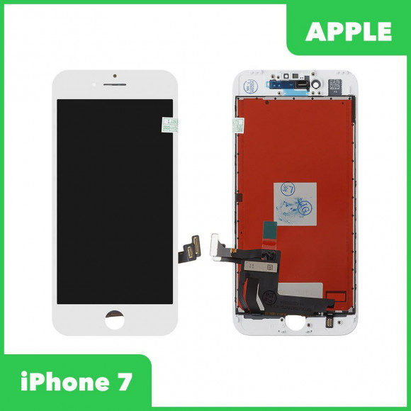 LCD дисплей для Apple iPhone 7 в сборе с тачскрином TF, белый (AAA)